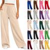 Women's Wide Leg Pants Soft Casual Loose Fit Straight Leg Trousers