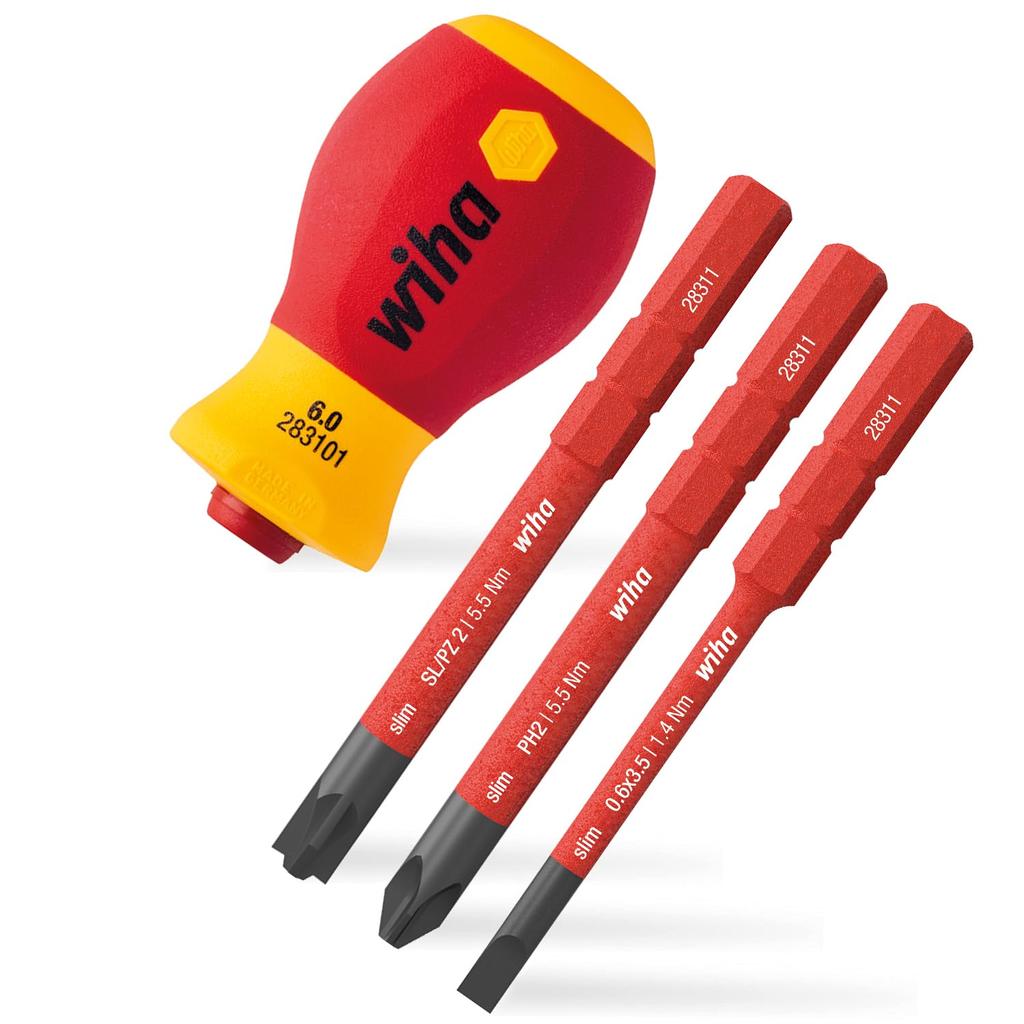 wiha Biha Insulated Stubby Slim Vario Set SB2831-0101