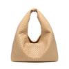 Borsa Tote Tessuta in Camoscio da Donna Grande Morbida in Pelle a Spalla Con Magnete per Pendolarismo Quotidiano Uso Casual