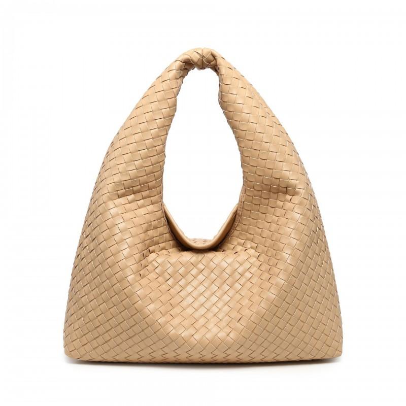 Borsa Tote Tessuta in Camoscio da Donna Grande Morbida in Pelle a Spalla Con Magnete per Pendolarismo Quotidiano Uso Casual