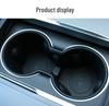 Tesla Model Y/3 Cup Holder Storage Tray Mat Accessory