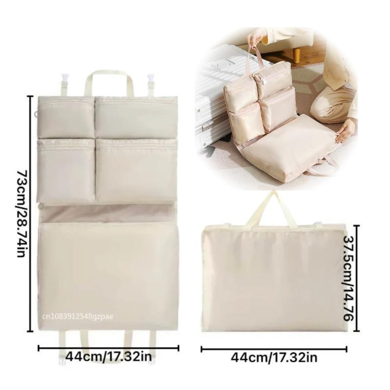 

1-6pcs Travel Portable Clothing Storage Bag Underwear Organizer Multi-Functional Lage Box Storage Bag Easy To Carry 1pcs бежевый