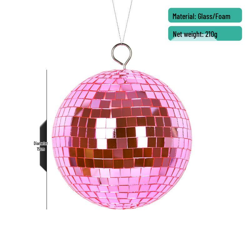Reflective Glass Disco Ball for Weddings and Stage Performances