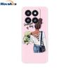 Phone Case For Xiaomi 14 Pro Case Soft Clear Painted Silicone Bumper Capa For Xiaomi 14 13T Mi 13T Pro Protect Transparent Cover