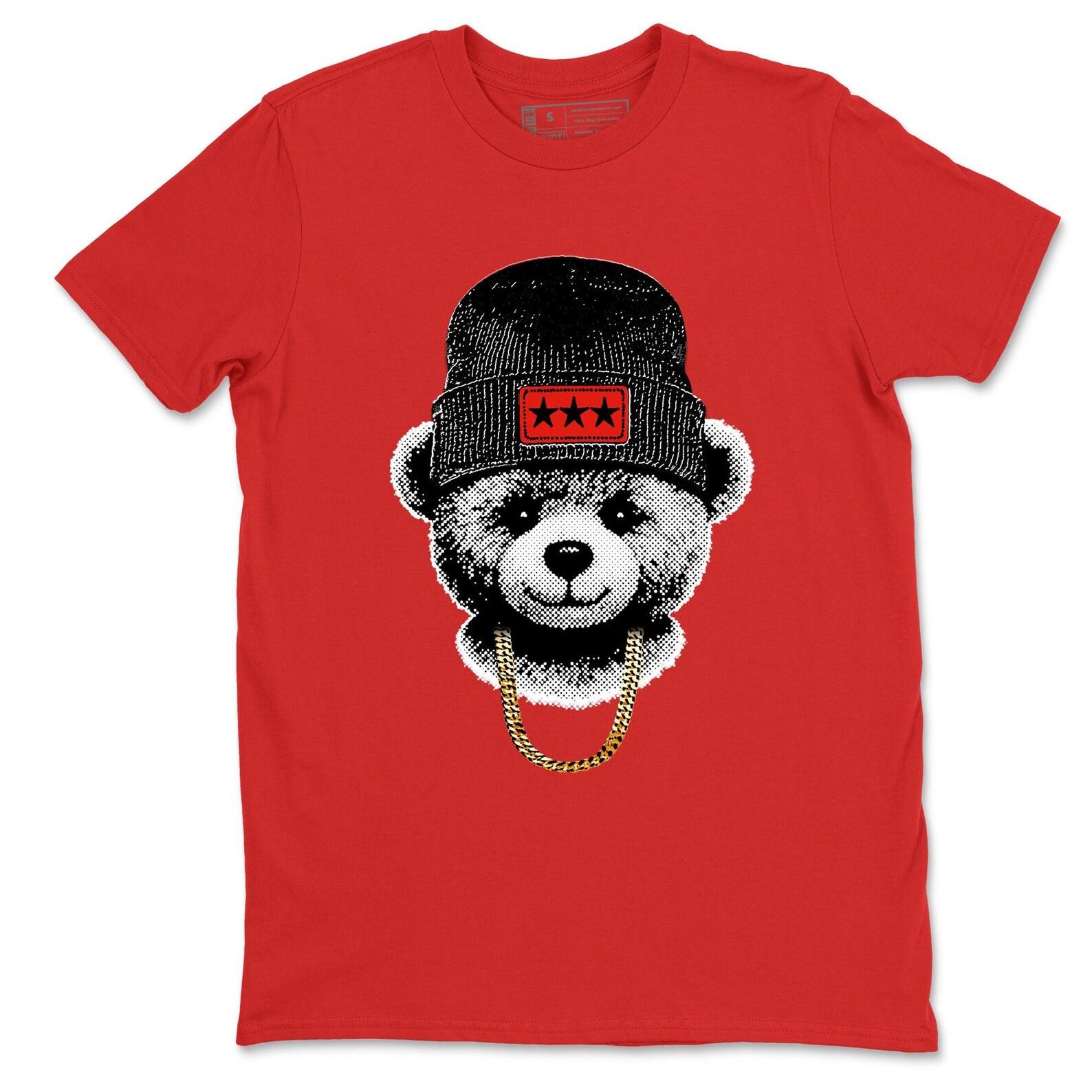 Gangster Teddy graphic Tee. Perfect as a Valentine’s Day gift. 6s Reverse Infrared S