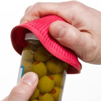 3/1 יחידות פד גומי לפתיחת צנצנות רב-תכליתי פותח מכסי בקבוקים עגולים גאדג'ט מחזיק סיר למטבח ידידותי לסביבה באיכות גבוהה