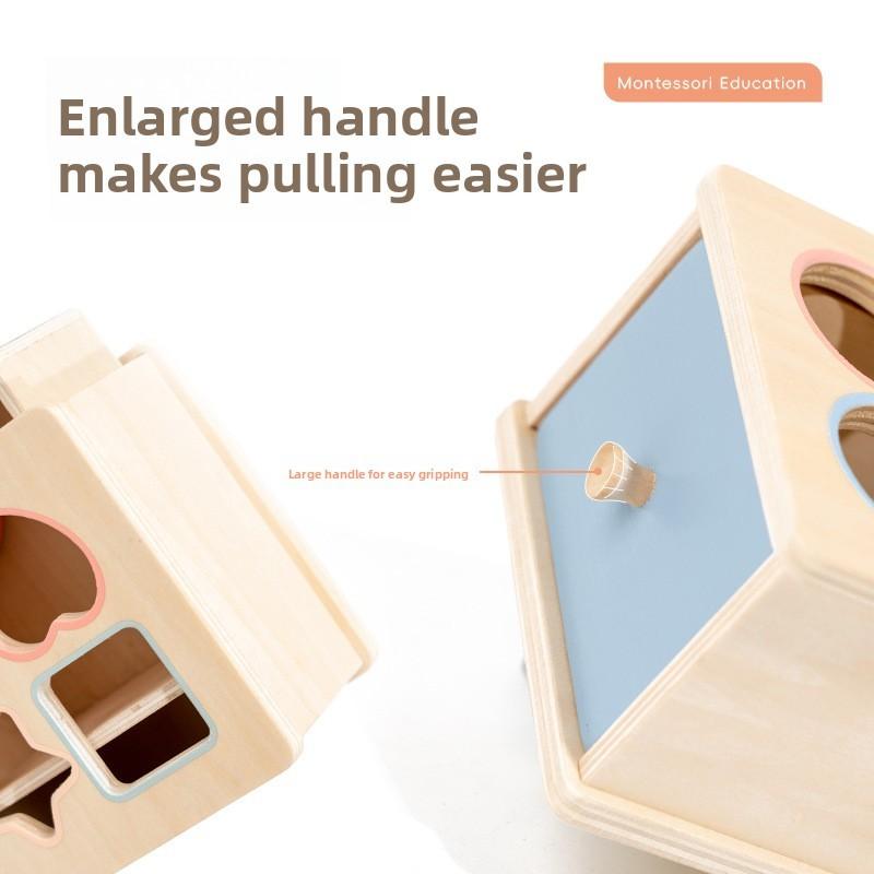 Sorting Box Wooden Educational Toy For Baby Color Shape Recognition