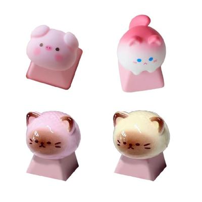 Tasti ESC a Forma di Coniglio Cartone Animato 3D Personalizzati per Entusiasti di Tastiere Meccaniche con Switch Crosses