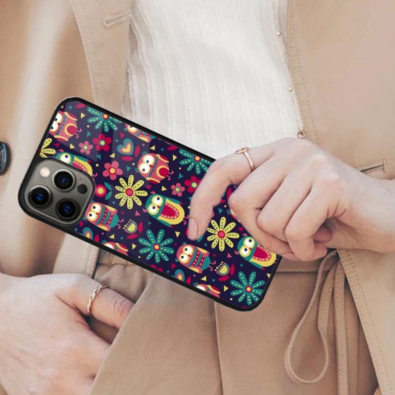 

Cartoon Owl Collage Magnetic Phone Case For APPLE iPhone 17 Air 16 14 13 12 Pro Max 15 Plus Wireless Charge With MagSafe Cover iPhone 13mini