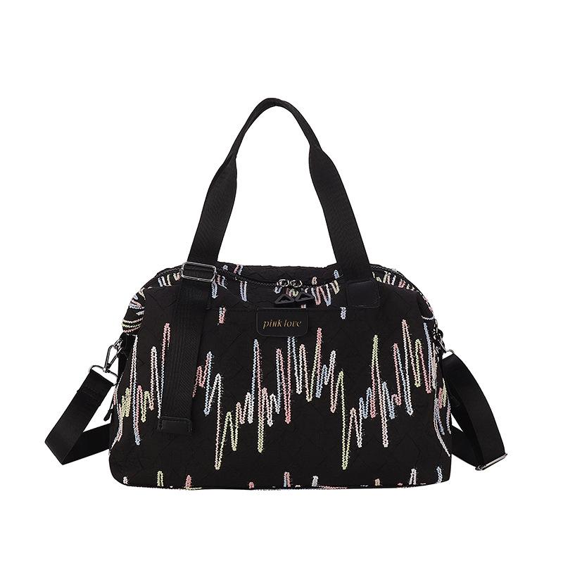 

Fashionable, Fresh and Stylish, Can Be Used To Play To Trolley To Carry A Lever To Carry A Travel Bag for Daily Outdoor Picnic Storage Luggage Bag чёрный