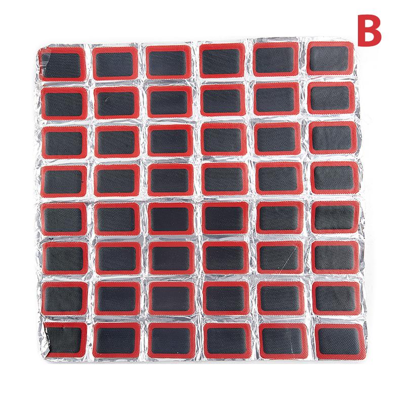 

48 шт. 25 мм круглая/квадратная резиновая заплатка для велосипедной шины внутренняя часть шины велосипеда