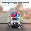 Solar Car Globe Aromatherapy Rotating Perfume Decor Air Purifier Eco-Friendly Release Odor Eliminator Safe Fragrance