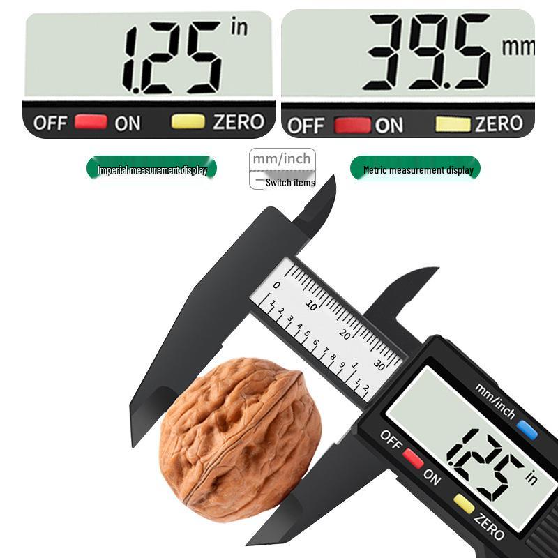 Carbon Fiber Digital Caliper, 0-150mm, for Jewelry and Wenwan Precision Measuring