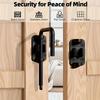 Patio Sliding Door Loop Lock,90/180 Degree Doors Latch Locks,Gate Anti-theft Buckle,U-Shaped Door Bolts Hasp Hardware