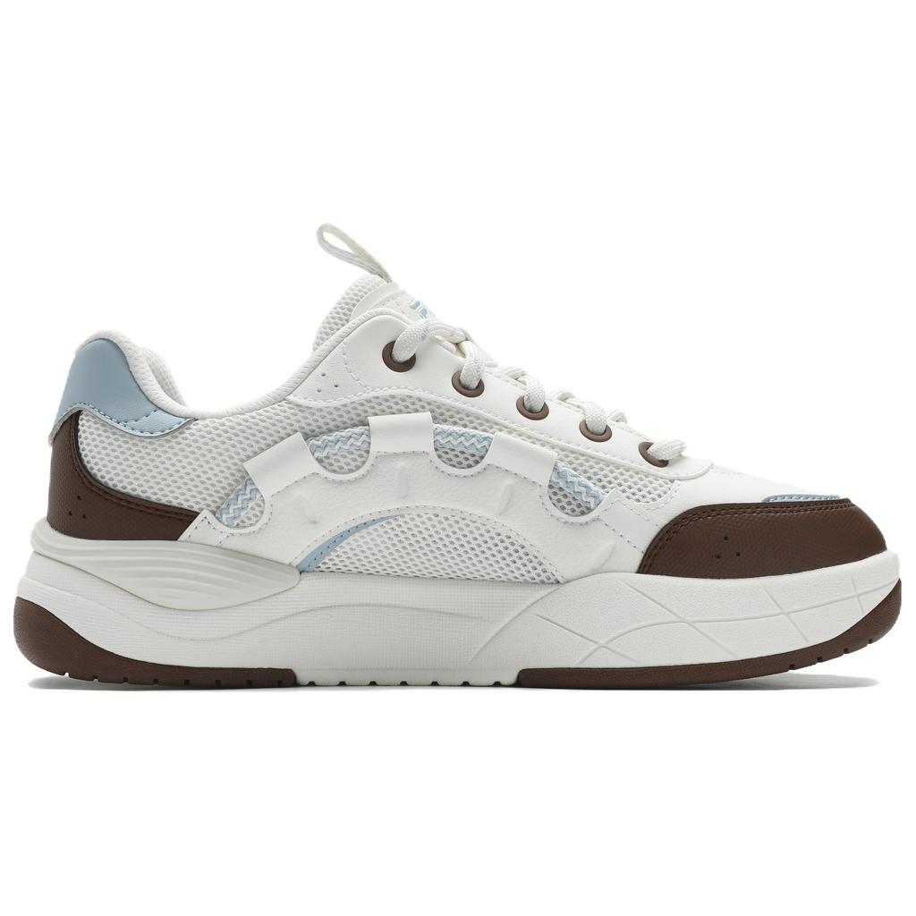 FILA BOHO Rainbow Shoes Abrasion Resistant Breathable Low top Skateboard Shoes Women's White Brown F12W532220FSA