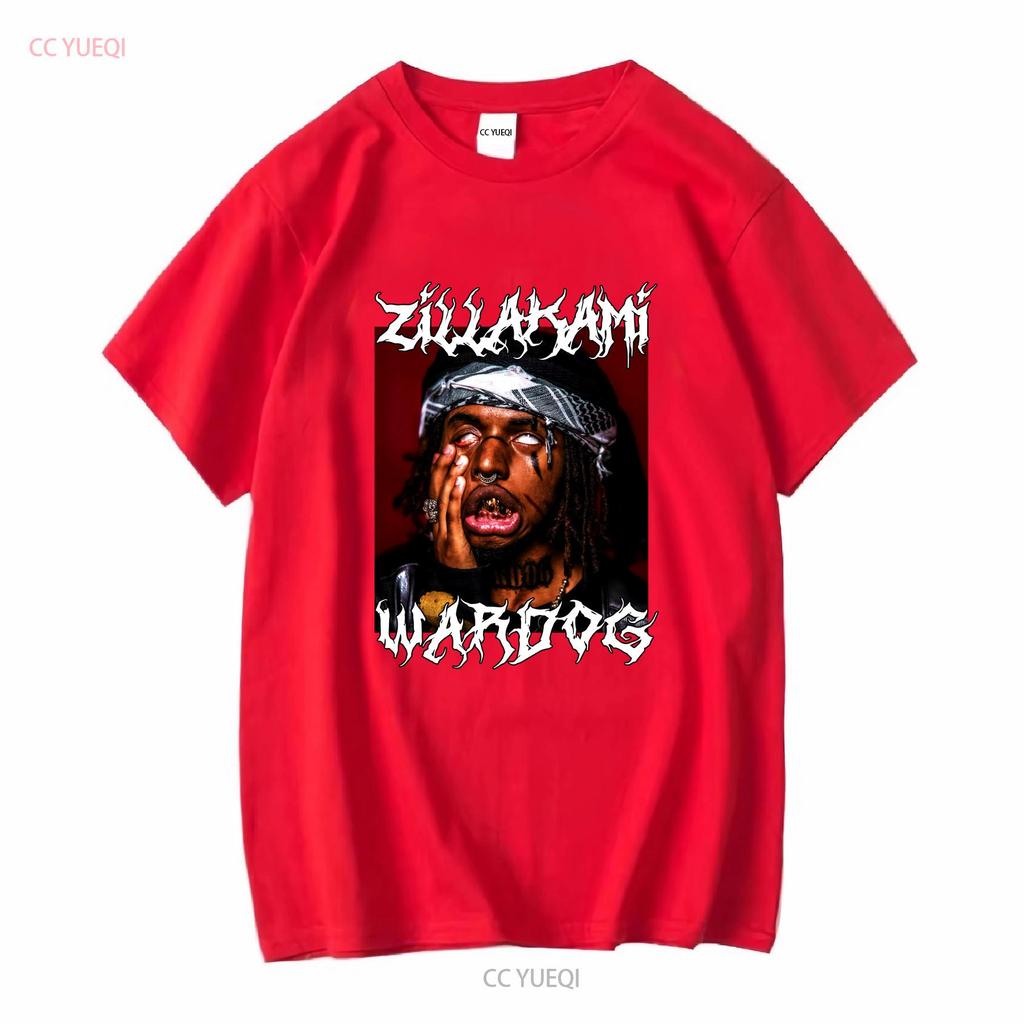 ZillaKami T-Shirt City Morgue Merch SosMula Rapper Shirt Vintage Gewaschen Herren Atmungsaktiv Bequem Designerkleidung