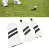 Hdcover PU Driver Hdcover Wood Fairway   Dustproof Rotatable Label      or for Sports Outdoor