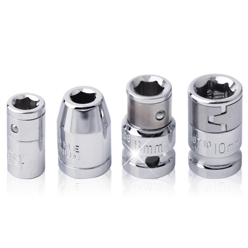 Ratchet Socket Adapter Universal Socket Hex Bit Holder Converter Wrench Hand Tools Set Repair Tools