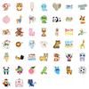 100 Small Size 4Cm Graffiti Mix And Match Stickers Cartoon Cute Pig Penguin Stickers