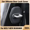 Für GEELY NEW OKAVANGO 2024 Autotür Stoßdämpfer Türschloss Schutz Silikon Auto Türschloss Riegel Abdeckung Zubehör