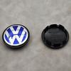 Für VW Volkswagen Jetta MK5 Golf 4 Stück 65mm Blau VW Auto Radnabenkappen Für Volkswagen VW R GTI Golf 6 Passat CC Magotan Touran