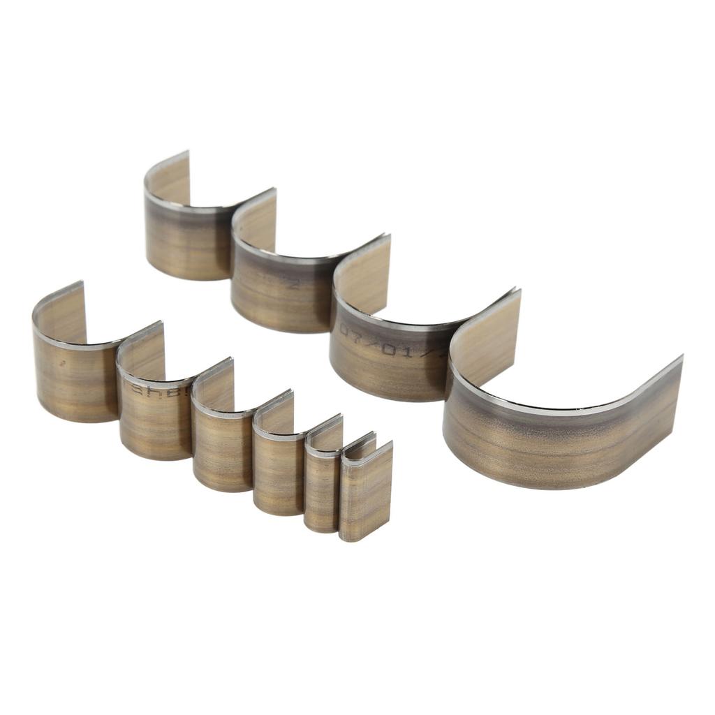 10 Pcs Leather Cutting Mold Hand Made DIY Semi Circular Leather Punching Die Tool 5‑50mm