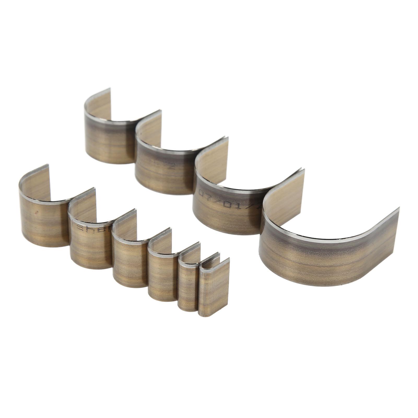 

10 шт. Форма для резки кожи, сделанная своими руками, полукруглый инструмент для пробивки кожи 5‑50 мм