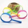 5pcs 3X Random Color Handheld Magnifier Portable Magnifying LoupeReading Glass Lens Kids Inspection Magnifying for Reading Colorful 60mm