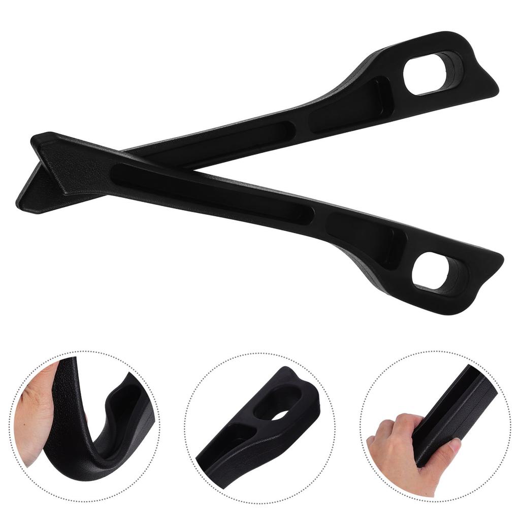 LIFKOME Gap Seat Side Storage Prevents Small Items from Seat and Passenger Convenient Accessory Cushions, Soft, 2-Pack, Black, Cushions, Space,