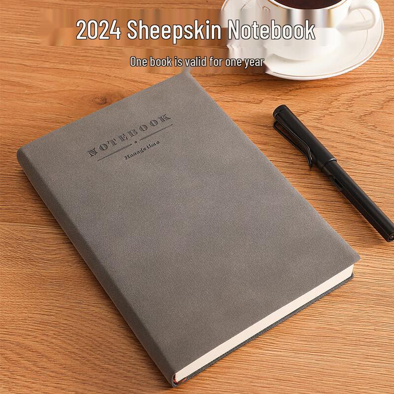 Heeton Nubuck Leather B5 Ruled Business Notebook