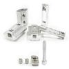 Adjustable European Aluminum Profile Slider Connector: No Drilling or Tapping Needed