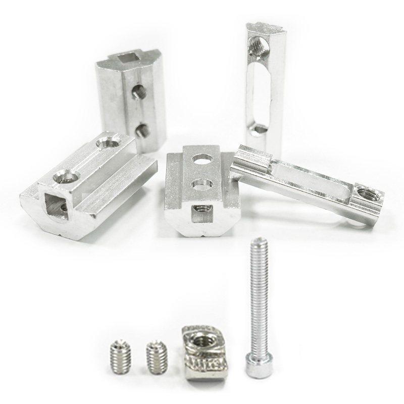 Adjustable European Aluminum Profile Slider Connector: No Drilling or Tapping Needed