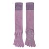 Womens Toe Yoga Socks Silicone Grip Sports Pilates Cotton Blend Calf