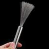 4pcs Multi-Purpose Stainless Steel Pot Brush Long Handled Dishwashing Scrubber Brush Sinks