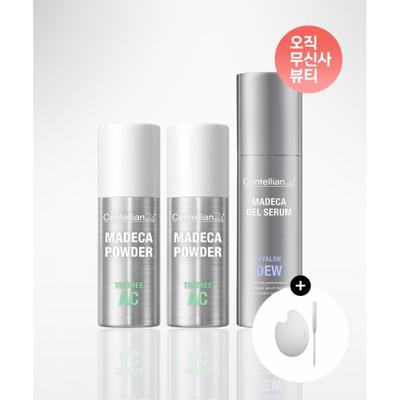 Centellian24 Madekah Powder Tea Tree Ac 6g X 2 + Gel Serum Hyaluron Dew 30ml