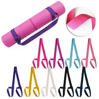 Cinghia per tappetino yoga Cintura per trasporto a spalla Cintura regolabile per sport Esercizio Stretch Fitness Cintura elastica per yoga Attrezzatura per palestra Yoga