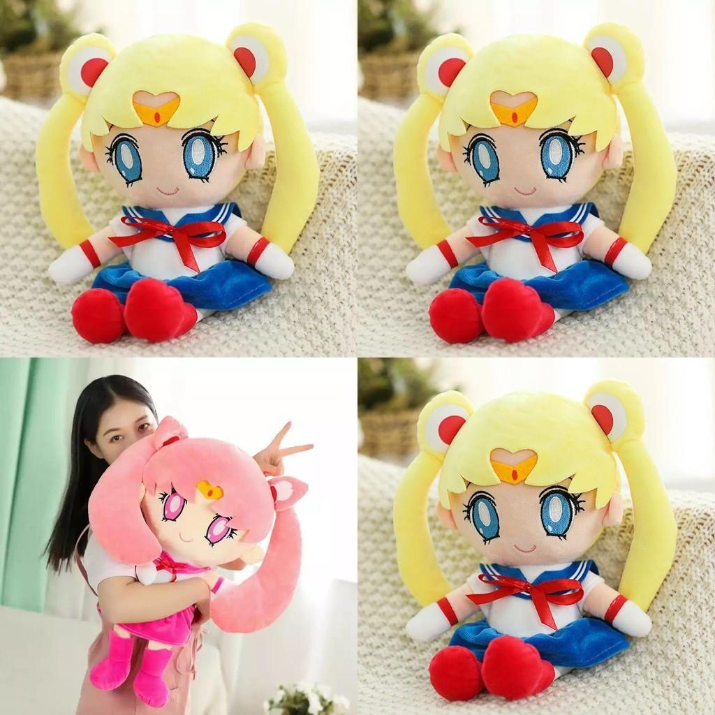 Adorable Sailor Moon Rabbit Cartoon Plush Toy With Soft Pp Cotton Stuffing For Girls
