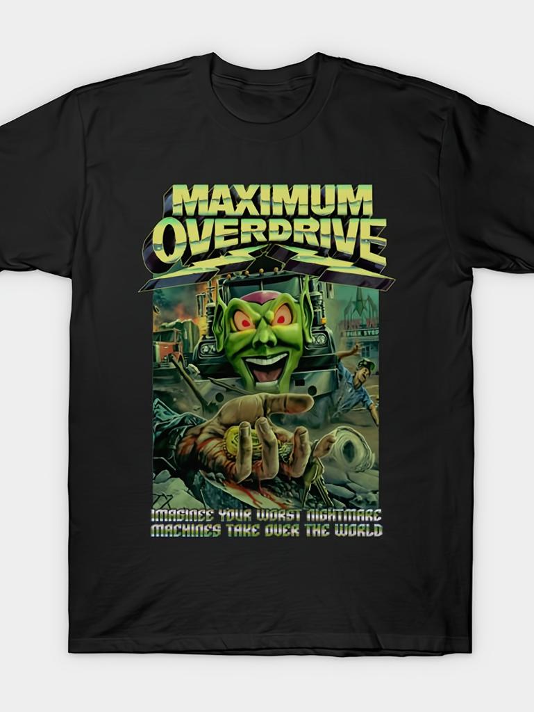 Maximuverdrive Classic Horror Tshirt From The Dark Vestary Casual Round Neck Slightly Stretchy Fabric Regular Fit