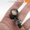 E24 Retro Mini Bullet Turn Signal Lights Blinker Indicator Lamp Integrated LED Tail Brake Daytime Running Light For Cafe Racer
