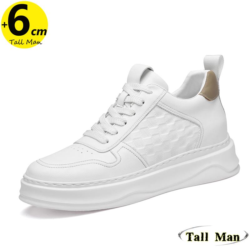 

Унисекс Спортивные Лифтовые Массивные Кроссовки Увеличение Роста 6СМ Повседневные Белые Кроссовки Большие Размеры 37-45 45 белый