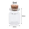 10Pcs Mini Glass Wishing Bottle With Cork Bead Jewelry Containers Diy Decoration