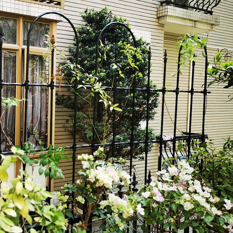 Outdoor Rose & Clematis Climbing Frame Stand with Pergola for Balcony or Garden