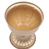 10 PEZZI Vasi in Metallo Oro Antico a Forma di Fiore Set di Vasi Vintage per Boccioli per Centrotavola Matrimonio Tavolo Decorazione Casa