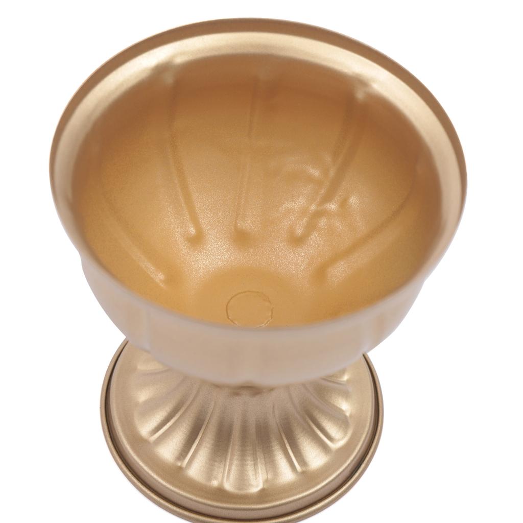 10 PEZZI Vasi in Metallo Oro Antico a Forma di Fiore Set di Vasi Vintage per Boccioli per Centrotavola Matrimonio Tavolo Decorazione Casa