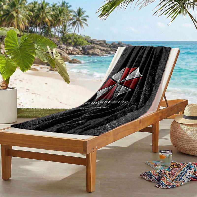 Umbrella Corp Fashion Beach Towel: Ideal for Summer Adventures Soft, Absorbent and Quick Drying Suitable for Swimming and Bathing