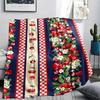 Star Pattern Print Flannel Blanket,High Quality Comfortable for All Seasons,Home Decor,Warmth and Comfort,Perfect for Christmas Gifts