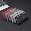96 Bits PU Leather Card Bag Money Saving Binder Book Card Holder Ins Solid Color Card Bag  Women