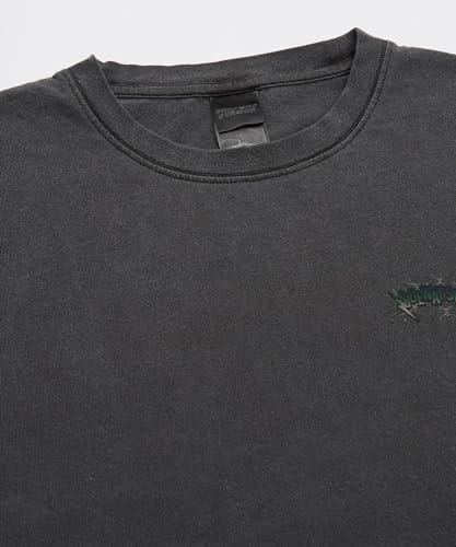 IMPROMES Casual SIDEWAYSTANCE Thunder No Way Pigment Short Sleeve T-Shirt, Men's, Red