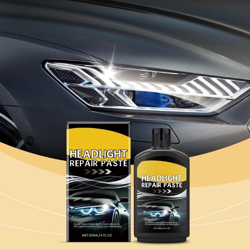Headlight Care & Restoration Agent Easy To Use Formula Cleaning & Polishing for Oxidation Removal & Surfaces Protection