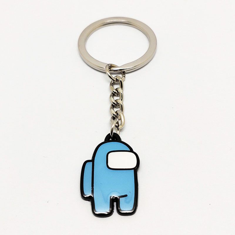 Keyrings Crewmate Car Keychains Schoolbag Buckles Xmas Kids Fans Gift